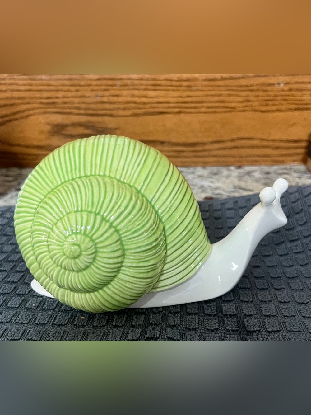VTG 1975 Fitz and Floyd hand-painted ceramic snail figurine Japan 7”